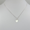 Charms Pomme souriante sur chaîne argent 