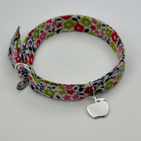 Pomme sur bracelet Liberty 
