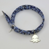 Petite pieuvre sur bracelet Liberty 