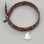 Papillon sur bracelet Liberty 