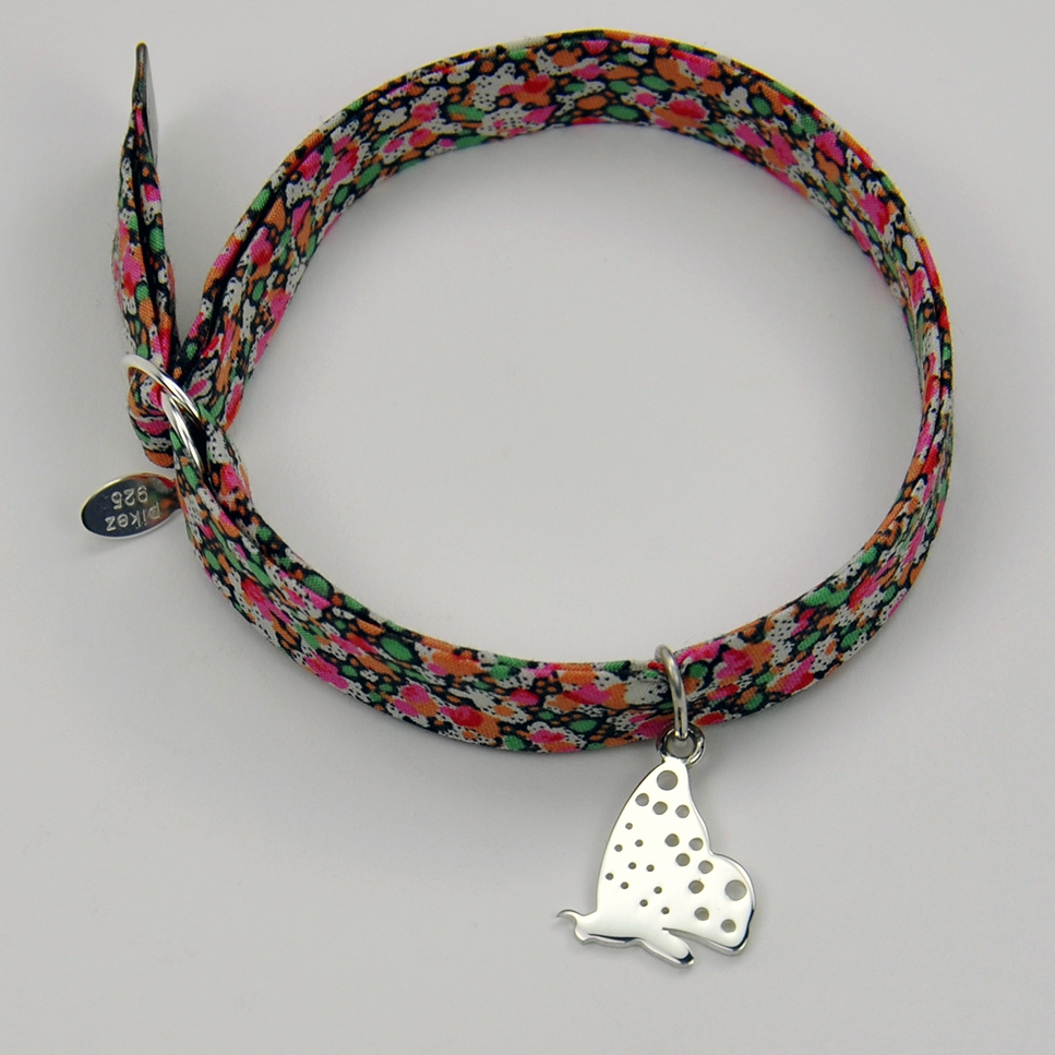 Papillon sur bracelet Liberty 