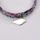 Oiseau sur bracelet Liberty 