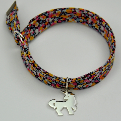 Licorne sur bracelet Liberty 
