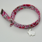 Charms Lapin sur bracelet Liberty 