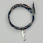 Charms Hippocampe sur bracelet Liberty 