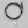 Charms Hippocampe sur bracelet Liberty 