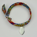 Charms Hibou sur bracelet Liberty 