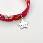 Etoile souriante sur bracelet Liberty 
