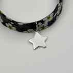 Etoile sur bracelet Liberty 