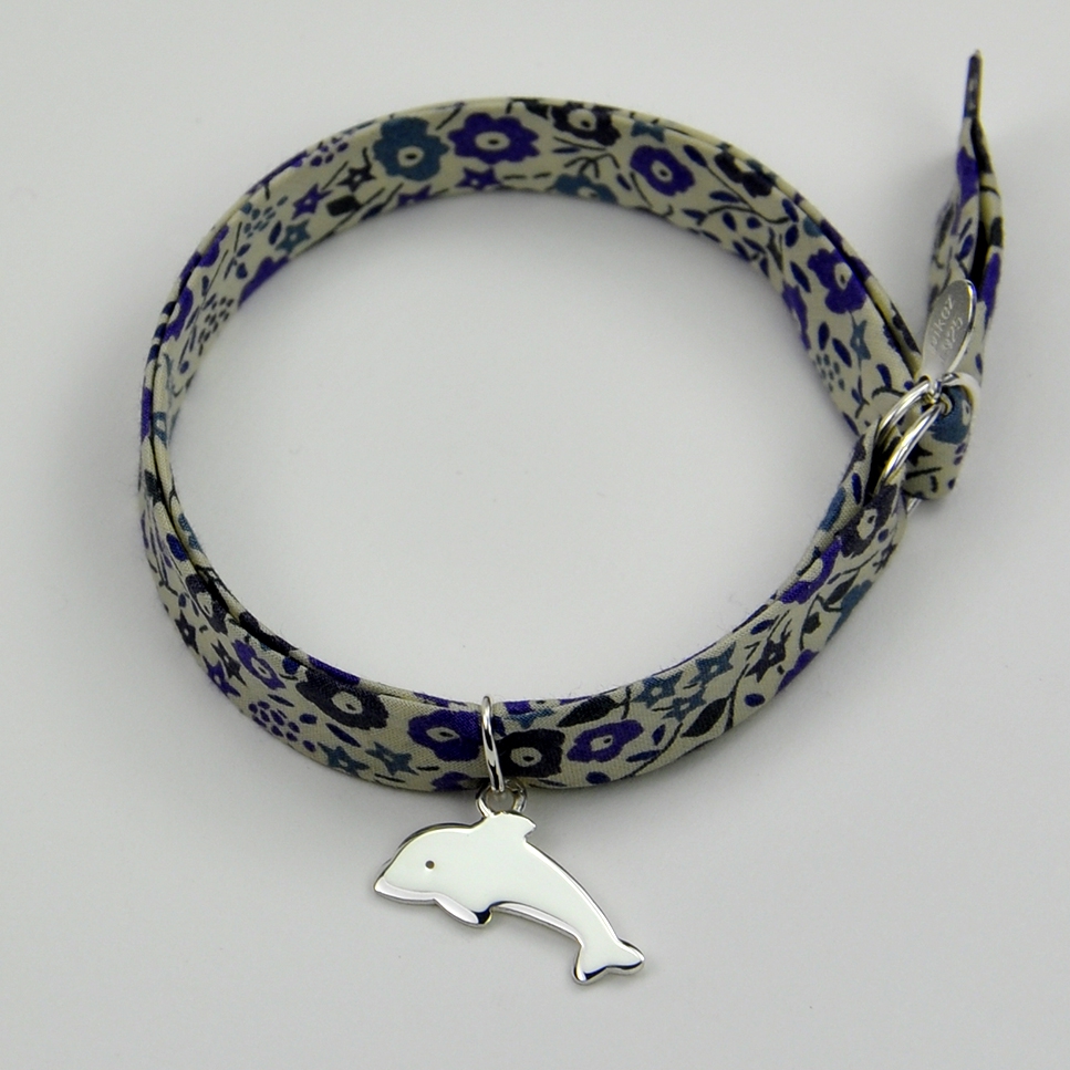 Dauphin sur bracelet Liberty 