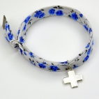 Charms Croix sur bracelet Liberty 
