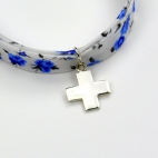 Croix sur bracelet Liberty 