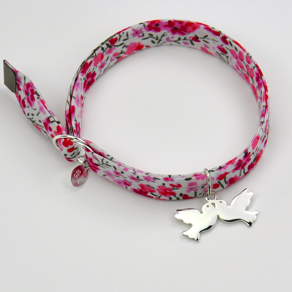 Colombes sur bracelet Liberty 