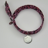 Chat rond sur bracelet Liberty 