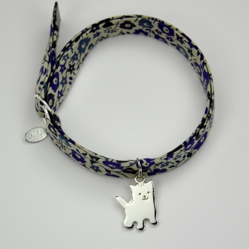 Chaton sur bracelet Liberty 