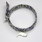 Charms Cachalot sur bracelet Liberty 