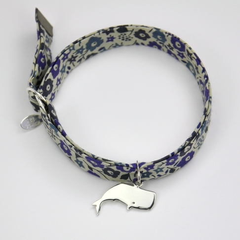 Cachalot sur bracelet Liberty 